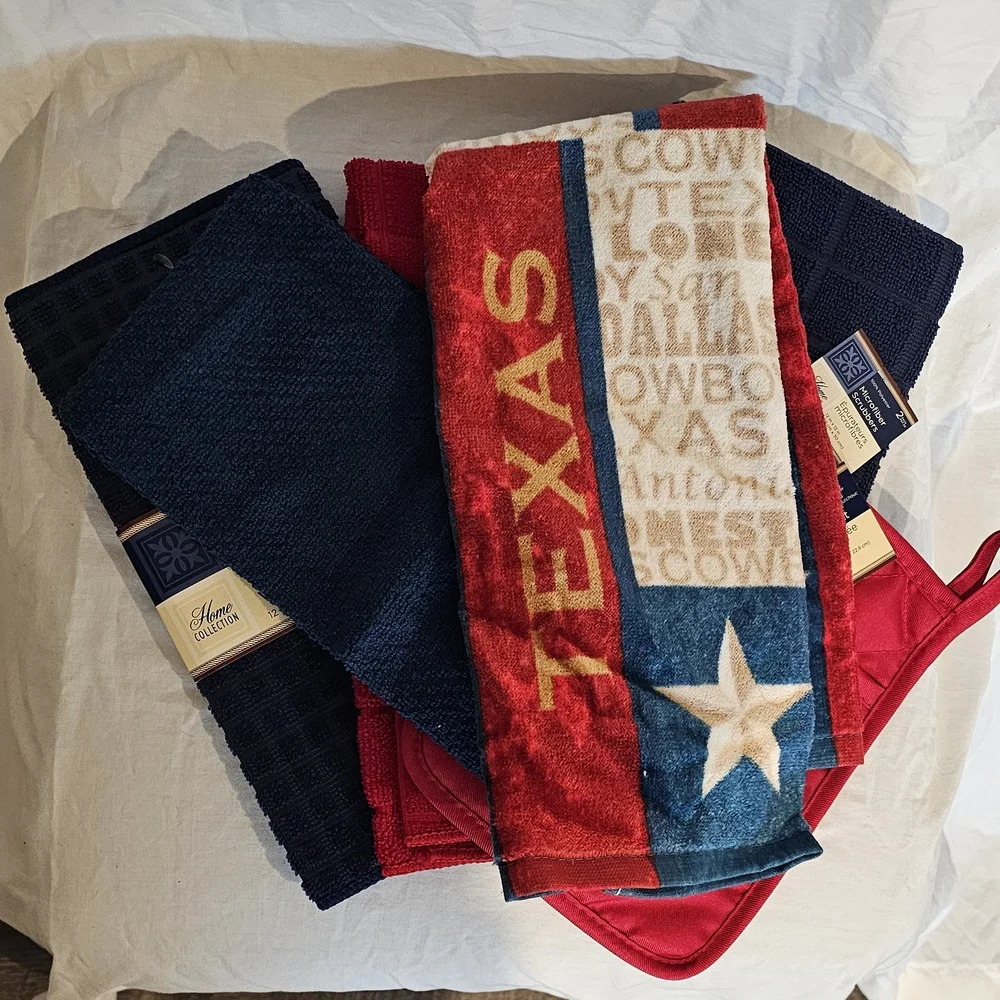 *NEW* 7 Piece Texas Star Kitchen Towel Set